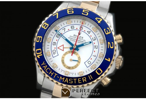 RYM2-1011 Yacthmaster II (44mm) SS/YG White Asia 7750