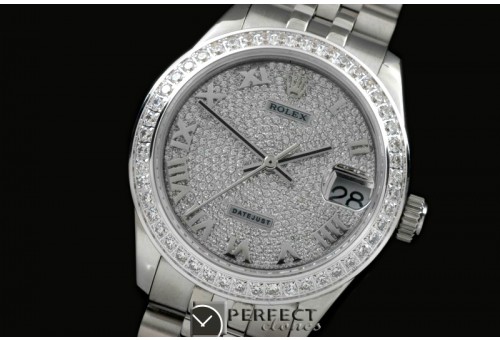 RDJmS50001 SS Jubilee Diam Roman Asian 2836