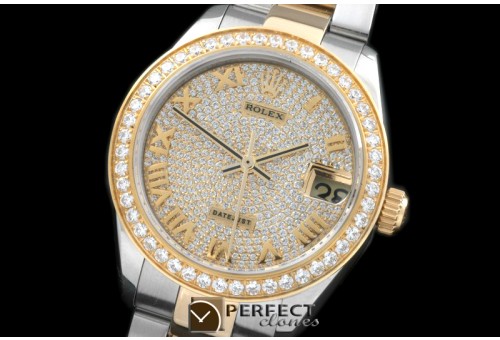 RDJmT50002 SS/YG President Diam Roman Asian 2836