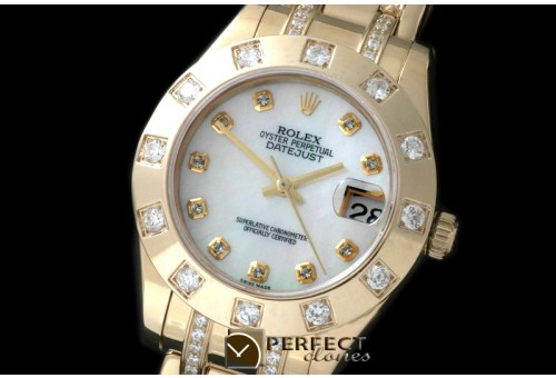 RLMPMF08022D 12-Diam Bez YG MOP Wht/Diam Asian Eta 2824