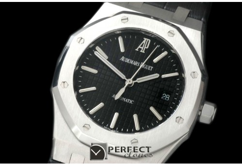 AP00039L Royal Oak Jumbo Auto SS/LE Black A-2824-2