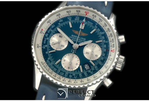 BLNV00603L Navitimer SS/LE Blue Sticks 77