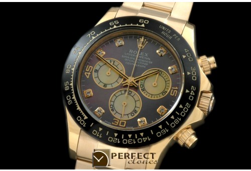 RLDF01078 Daytona 116528 YG/YG MOP Grey Diam A-775Sec@6 28800