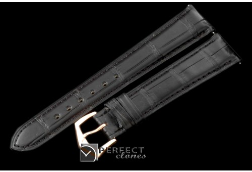 PPACC00105 Black Croc Strap RG 20/16 / Insignia Buckle