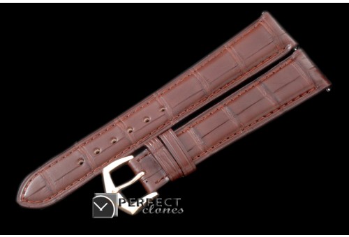 PPACC00106 Brown Croc Strap RG 20/16 / Insignia Buckle