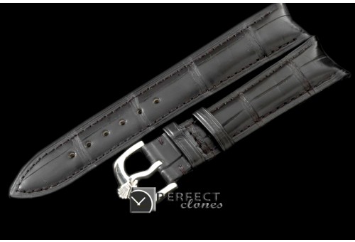 RLACC00091 Black Croc Strap SS 20/16 / New Insignia Buckle