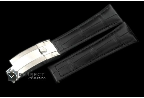 RLACC00111 Black Croc Strap SS 20/16 / New Insignia Deployant