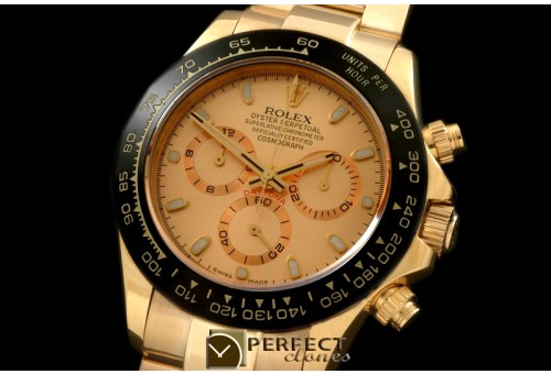RLDF01064 Daytona 116528 YG/YG Gold Stk A-775Sec@6 28800