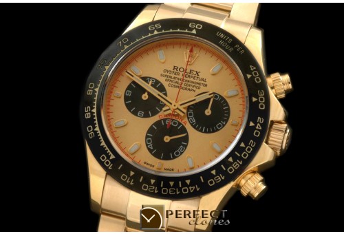 RLDF01069 Daytona 116528 YG/YG Gold Stk A-775Sec@6 28800