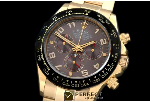 RLDF01084 Daytona 116528 YG/YG Grey Num A-775Sec@6 28800