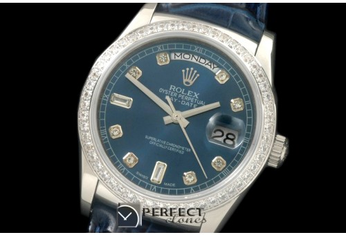 RLDDS60025LD DayDate Diam Bez Blue Diam SS/LE Asian Eta 2836
