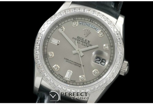 RLDDS60024LD DayDate Diam Bez Grey Diam SS/LE Asian Eta 2836