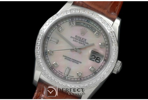 RLDDS60127LD DayDate Diam Bez M-Pink Diam SS/LE Asian 2813