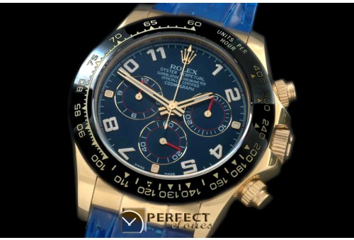 RLDF01085L Daytona 116528 YG/LE Blue Num A-775Sec@6 28800