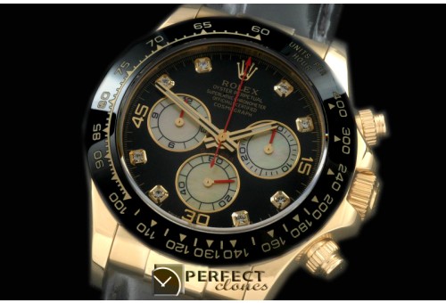 RLDF01075L Daytona 116528 YG/LE Black Diam A-775Sec@6 28800