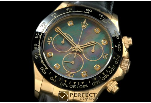 RLDF01079L Daytona 116528 YG/LE M-Green Diam A-775Sec@6 28800