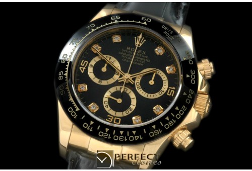 RLDF01073L Daytona 116528 YG/LE Black Diam A-775Sec@6 28800