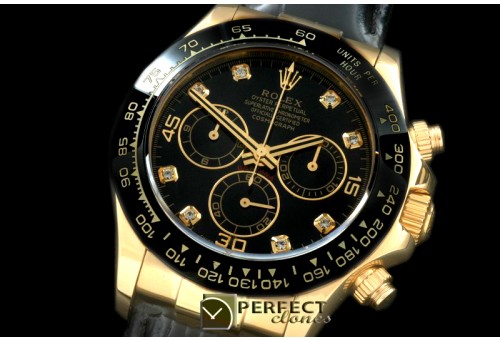 RLDF01072L Daytona 116528 YG/LE Black Diam A-775Sec@6 28800