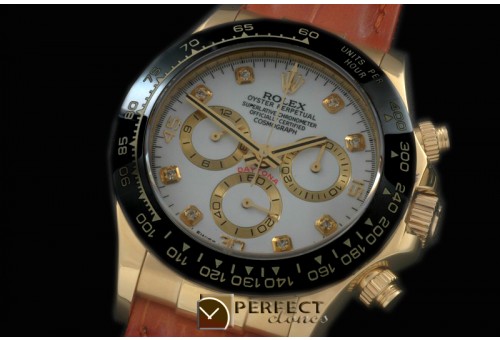 RLDF01071L Daytona 116528 YG/LE White Diam A-775Sec@6 28800