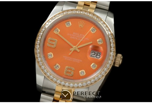 RDJMT00553D1 SS/YG Jubilee Orange Diam 2836