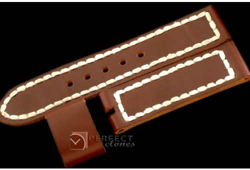 PNA00112 24/24 Handsewn Calf Tan Strap for 44mm Pams