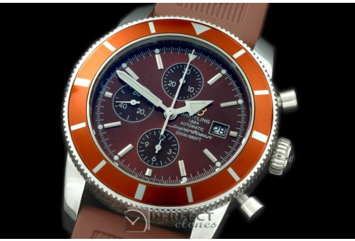 BLSF01003 Superocean Heritage Chrono UV SS/RU Brown A-7750