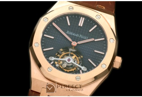 APROT10014L Royal Oak Tourbillon RG/LE Blue Real Tourbillon