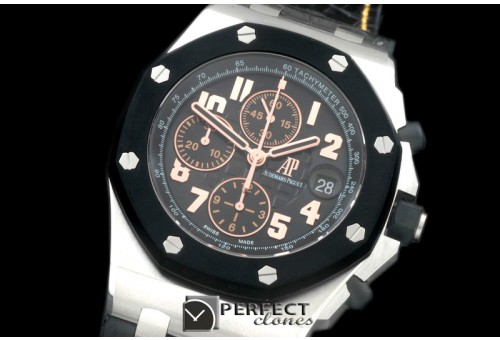 AAP10094 Royal Oak Chrono SS/LE 57th L-Ed Black A3126