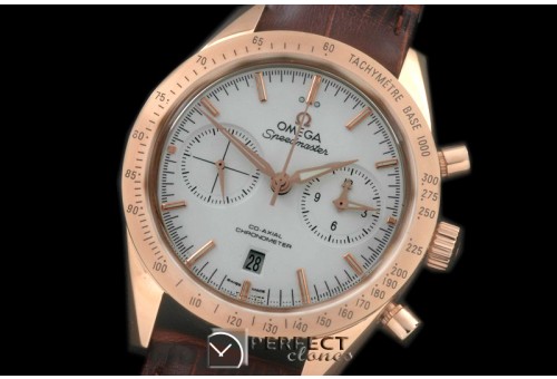 OMSP00084 Speedmaster Moon Watch RG/LE White Stick A-7750