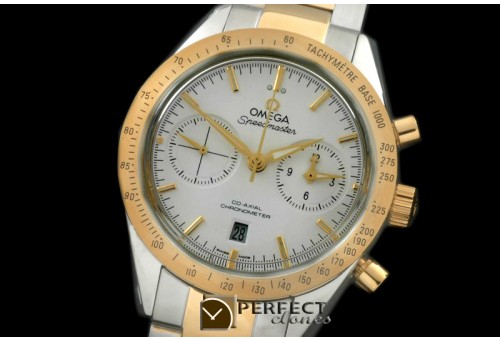 OMSP00091S Speedmaster Moon Watch SS/YG White Stick A-7750