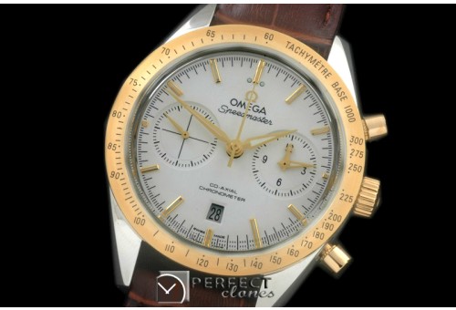 OMSP00091 Speedmaster Moon Watch SS/YG/LE White Stick A-7750