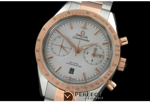 OMSP00081S Speedmaster Moon Watch SS/RG White Stick A-7750