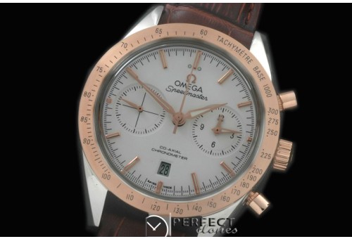OMSP00081 Speedmaster Moon Watch SS/RG/LE White Stick A-7750