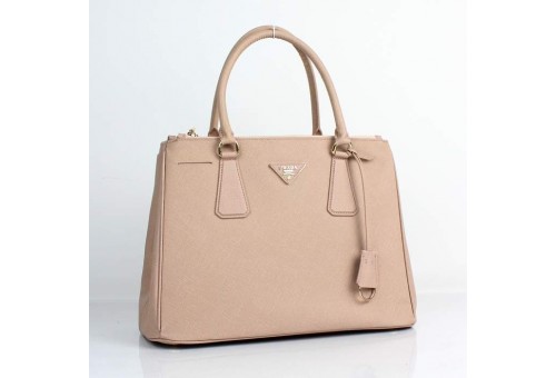 PR1801-3 B1801 Saffiano Leather Tote Apricot