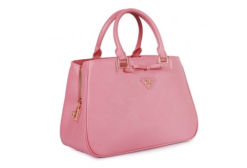 PR2245-04 BN2245 Saffiano Leather Tote Pink