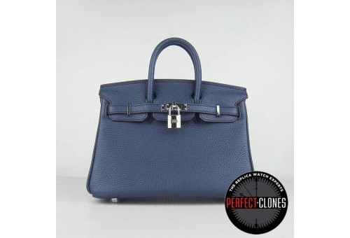 HE-25-1002 Birkin 25cm Dark Blue - Togo Standard
