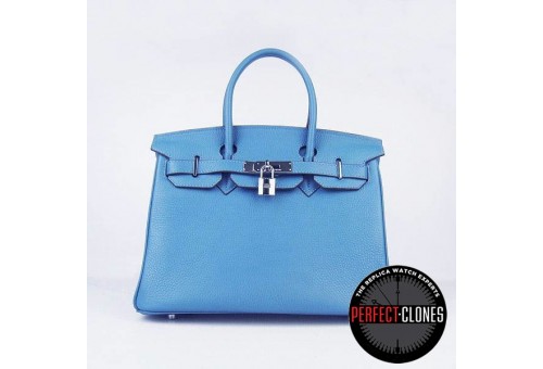 HE-30-101Birkin 30cm Mid Blue - Togo Standard