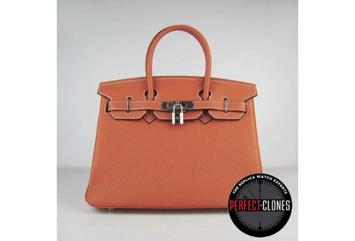 HE-30-1011 Birkin 30cm Orange- Togo Standard