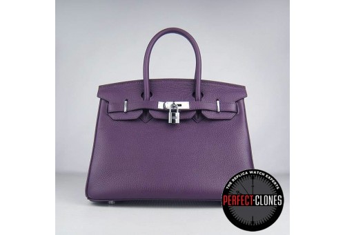 HE-30-1014 Birkin 30cm Purple - Togo Standard