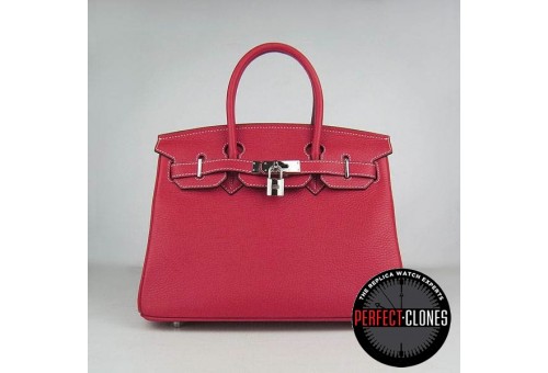 HE-30-1015 Birkin 30cm Red - Togo Standard