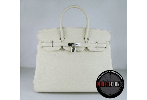 HE-35-1002 Birkin 35cm Off White - Togo Standard