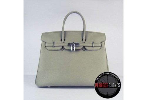 HE-35-1005 Birkin 35cm Grey- Togo Standard