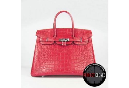 HE-35-1056 Birkin 35cm Red - Gator