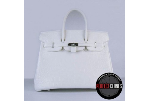 HE-35-1019 Birkin 35cm White - Togo Standard