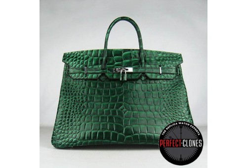 HE-40-1036 Birkin 40cm Green - Gator