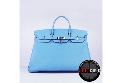 HE-40-101Birkin 40cm Light Blue - Togo Standard