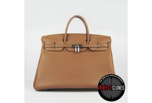 HE-40-1005 Birkin 40cm Light Brown - Togo Standard
