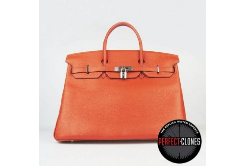 HE-40-1001 Birkin 40cm Orange - Togo Standard