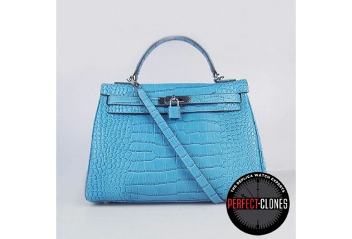 HE-K32-1049 Kelly 32cm Mid Blue - Gator