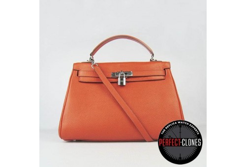 HE-K32-101Kelly 32cm Orange - Togo Standard